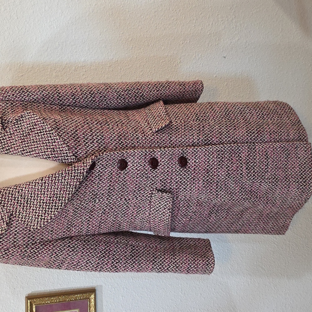 Preston & York Women's Tweed Coat Blazer Sz 10 - Picture 2 of 14